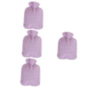 Healeved 4piezas Bolsa De Agua Caliente Reutilizable Funda De Suave Para Manos Calentador De Invierno Para Casa y