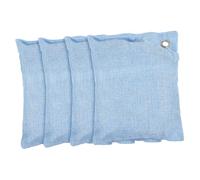 Healeved 4piezas Bolsa Purificadora De Aire Bambú Para Desodorizar Zapatos y Armarios Domésticos Absorbente De Olores Bolsas De Filtros De Activado Portátiles Bambú Para Interiores y Uso Co