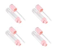 Healeved 4piezas Botellas Vacías De Brillo Labial Botellas Pequeñas De Brillo Labial Útiles Para Maquillaje Creación De Cosméticos Diy