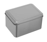 Healeved 4piezas Caja De Galletas Metalica Con Tapa Lata De Té Para Almacenamiento Para Dulces Especias Galletas Vintage Color Plateado