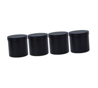 Healeved 4piezas Cubo De Flores Redondo De Cartón Para Arreglos Caja De Empaque Para Cumpleaños Bodas y Fiestas Diseño Minimalista y Funcional Para Combinaciones Creativas De Flores y