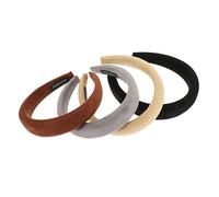 Healeved 4piezas Diademas Anchas De Estilo Sencillo Pelo Tocados Femeninos De Estilo Retro Decoración Elegante Cabeza Duradera