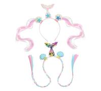 Healeved 4piezas Diademas De Sirena Para Niña Accesorios De Fiesta Diseño De Adornos Para Disfraces De Niña