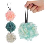 Healeved 4piezas Esponjas Baño Unids Bolas Exfoliantes Accesorios Baño Suave Exfoliante Lufa Ducha