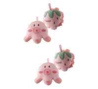 Healeved 4piezas Esponjas De Ducha De Cartoon Bolas De Baño Reutilizables Exfoliantes Suaves Para Cuerpo Diseño Divertido y Estrategia De Ahorro De Espacio Para Baños