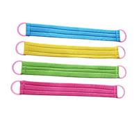 Healeved 4piezas Estropajo Baño Exfoliante Toalla De Masaje Para Espalda Cepillo Espalda Esponja Vegetal Accesorios Baño