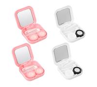 Healeved 4piezas Estuche De Caja Portátil De Lentes Organizador De para Diseño y Protección para