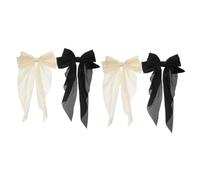 Healeved 4piezas Lazos De Cabello Para Mujeres De Cabello Gran Moño Accesorios De Peinado Elegantes Para Fiestas y Uso Diario