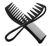 Healeved 4piezas Peines De Dientes Anchos Para Estilizar Peines Profesionales Para Desenredar Cabello Barberías y Salones De Peluquería Herramientas De Peinado Duraderas