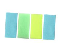 Healeved 4piezas Toalla De Baño Exfoliante Paño De Baño Exfoliante Para Piernas Limpiador Corporal Capacidad De Eliminar Manchas De Ducha Ligero y Compacto