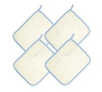 Healeved 4piezas Toalla Exfoliante Paños De Exfoliación y Reutilizables Para Cuerpo Exfoliantes Para Ducha y Masaje Para Mujeres y Hombres Color Beige