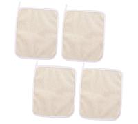 Healeved 4piezas Toallas Exfoliantes De Nylon Para Ducha Rascadores De Espalda Paños De Fregar Para Cuerpo Limpieza Profunda y Exfoliación De