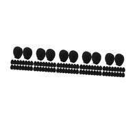 Healeved 5 Juegos Adhesivos Para Antideslizante Empuñaduras De Zapatos De Tacón Alto Taloneras Para Mujer Almohadillas Para Zapatos De Tacón Alto Resina De Vinilo Black 10 Pares * 5