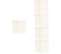 Healeved 5 Juegos Barra De Cera Depilatoria Removedor Tiras De Cera Para Depilación Facial Ceja Tiras De Cera Facial Crema Depilatoria Depilacion Con Cera Caliente De Madera 100 Uds * 5