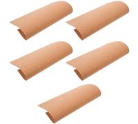 Healeved 5 Láminas de Corcho para Pared 300X300X1 MM Tablero de Mensajes y Exhibición Paneles de Corcho de Pino Naturales Tablón de Anuncios para Oficina Escuela y Proyectos Escolares