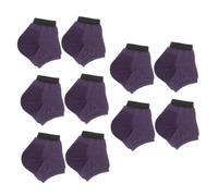 Healeved 5 Pares calcetines hidratantes vendajes calcetines para pies secos y agrietados medias calcetines algodon calcetines de algodon calcetines de gel calcetines de yoga algodón Púrpura