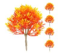 Healeved 5 Piezas Árboles Miniatura de Arce para Maquetas Decorativas de Paisaje Otoño Modelos Plásticos para Manualidades y Proyectos de Jardín Miniatura