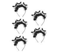 Healeved 5 Piezas Diadema de Halloween con Decoración de y Diadema de Cosplay Ligera y para Temáticas y Celebraciones Espeluznantes