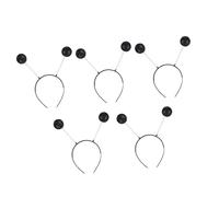Healeved 5 Piezas Diademas Decorativas con Forma de Bola para Niñas y Mujeres Accesorios de Cabello para y