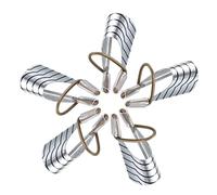 Healeved 5 Piezas Herramienta De Tratamiento De Uñas Papel De Aluminio Para Uñas Pegatinas Protector Acrílico Formas De Uñas De Plata Puntas De Las Uñas Agente Protector Tonos Terrestres