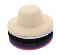 Healeved 5 Piezas Joyería De Sombrero De Copa Fiesta Sombreros Mini Pequeño Sombrero Adorno De Sombrero Creativo Sombrero De Muñeca Pequeña Sombrero Artesanal Eva