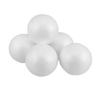 Healeved 5 Piezas Modelo Esfera para Pintar Fácil de Globo Terráqueo de Espuma de Color Claro para Manualidades Diy Adecuado para Actividades Grupales en Clase y Proyectos Artísticos