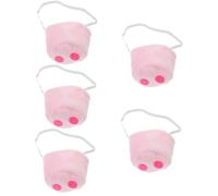 Healeved 5 Piezas Nariz de Cerdito Adorable de Peluche para Disfraces Accesorio de y Fiesta de de Imitación para Halloween y Cosplay