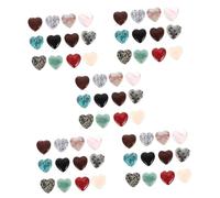 Healeved 5 Series Piedra De Cristal Colgante De Amor Cristales Hielo Falso Decoración Estética Piedras De Adorno De Piedras De Cristal 12 Piezas X 5