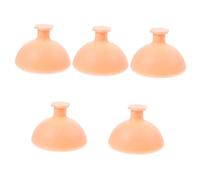 Healeved 5 Uds Dispositivo De Ritmo De Bebé Taza De Eliminación De Esputo Tazas De Masaje De Silicona Removedor De Flema Máquina De Succión Para Moco Eliminación De Esputo De Bebé Taza De