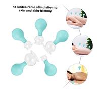 Healeved 5 Uds Dispositivo De Ventosas Conjunto De Máscara Facial Rodillo De Ventosas De Plástico Ventosas Chinas Suministros De Ventosas De Silicona Ventosas Para El Hogar Taza De