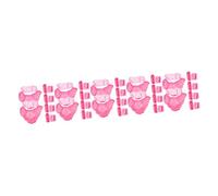 Healeved 50 Conjuntos De Sujetador De Bragas De Sauna Lencería De Mujer Traje Rosa Conjunto De Uniformes Médicos Para Mujer Conjunto Desechable De Tela No Tejida Sujetadores De Viaje