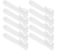 Healeved 50 Ganchos para Cortinas Ajustables Sistema Telescópico de 8,5 CM para Cortinas Plegables en Habitaciones y Baños