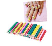 Healeved 50 Pcs Palos Bricolaje Decoración De Uñas Pegatinas Arcilla Accesorios Para Celular Bastones Caseros Red De Soporte Para Bañera De Bebé Juguete Trenzado Arte De Uñas Teléfono Móvil