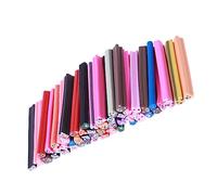 Healeved 50 Pcs pegatinas de uñas palos suministros de arte de uñas de bricolaje ot decoracion uñas bastones para caminar bastones de arcilla bricolaje arte de uñas manicura caña Polímero