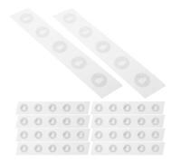 Healeved 50 Pegatinas en Blanco con Chip NFC, Etiquetas programables y regrabables, Etiquetas Adhesivas para automatización Musical DIY, acciones Personalizadas de teléfono con un Toque y tareas