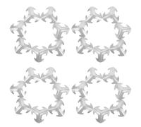 Healeved 50 Piezas 50 Placas Medievales Plateadas 2,7 X 2,7 CM, Material para Disfraces de Caballeros y Cosplay Histórico, Suministros para Bricolaje y Manualidades de Protección de