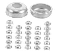 Healeved 50 Piezas Cazoletas de Buje para Bicicleta, Aleación de Zinc | Juego para Rueda Delantera y Trasera, Resistente a Corrosión y Desgaste, Instalación Sencilla, Mantenimiento DIY