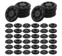 Healeved 50 Piezas Tapón para Puerta de Coche de Goma Negro Alta Durabilidad para Faldones Laterales en Varias Versiones y Ambientes