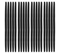 Healeved 50 tiras de forro de gamuza para diademas, cinta adhesiva para cubrir cintas para el cabello, forro antideslizante para bases de diademas, suministros para accesorios de postizos DIY.