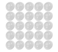 Healeved 50 Unidades Base en Plástico para Ojos de Silicona de Color Claro Moldeada Precisión para Muñecas BJD para Proyectos de Arte y Coleccionismo