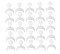 Healeved 500piezas Placa Ungueal Forma De Accesorios Para Decoración De Uñas Postizas Para Manicura Postiza Artificial Herramienta De Extensión Para Uñas Para Mujer y Niña