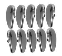 Healeved 5pares Almohadillas Nariz de Gafas de Cerámica Almohadillas Nasales Antideslizantes Reemplazo para Gafas Uso para Actividades al Aire Color Oscuro