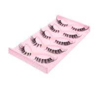 Healeved 5pares Pestañas Postizas Tupidas Essence Tiras Pestañas Postizas Maquillaje Fácil Quitar