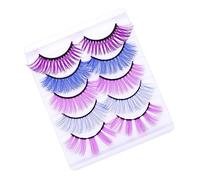 Healeved 5pares Simulation Eyelashes Faux Lashes for Natural Look for Night Out Makeup