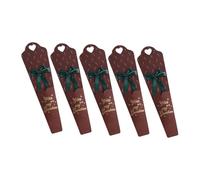 Healeved 5piezas Caja de Flores de Papel Bolsa Sola Flor para Arreglos de Plantas para Regalos de Flores Material de Papel Color Oscuro Rojo