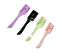 Healeved 5piezas Cepillo Cortador De Cabello Doble Cara Afeitadora y Peine Para Estilizar Aleatorios