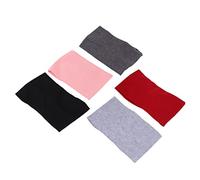 Healeved 5piezas Conjunto De Diademas Elásticas De Moda Forma De Cruz Pelo Accesorios De Color Liso Para Niñas Uso Fiestas y Eventos Especiales