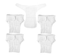 Healeved 5piezas Inserciones Para De y Absorbentes Reutilizables y Lavables Para Bebés Blanco s