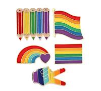 Healeved 5Piezas Pin Para Decoración De Femenina Accesorios Para Bufandas y Sombreros Broches DIY Elegantes y Coloridos