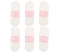 Healeved 6 Compresas Menstruales Lavables de Algodón 21 CM Absorbentes y Transpirables Reutilizables para Ropa Interior de Maternidad y Uso Posparto